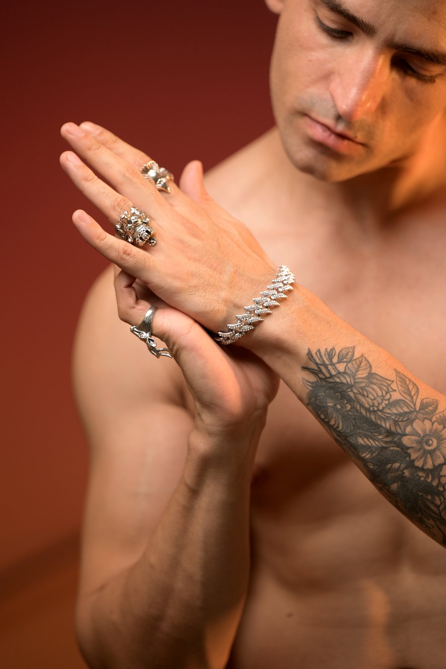 Sharp Cuban bracelet