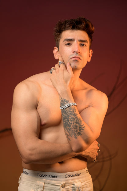 Sharp Cuban bracelet